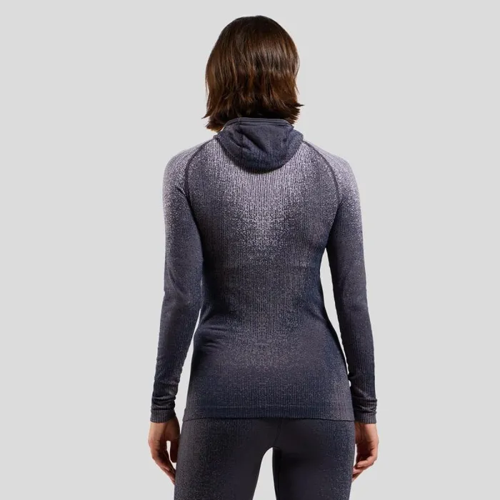 Odlo Base Layers The Pow Blackcomb Base Layer With Facemask Gray Ridge 8211 Women