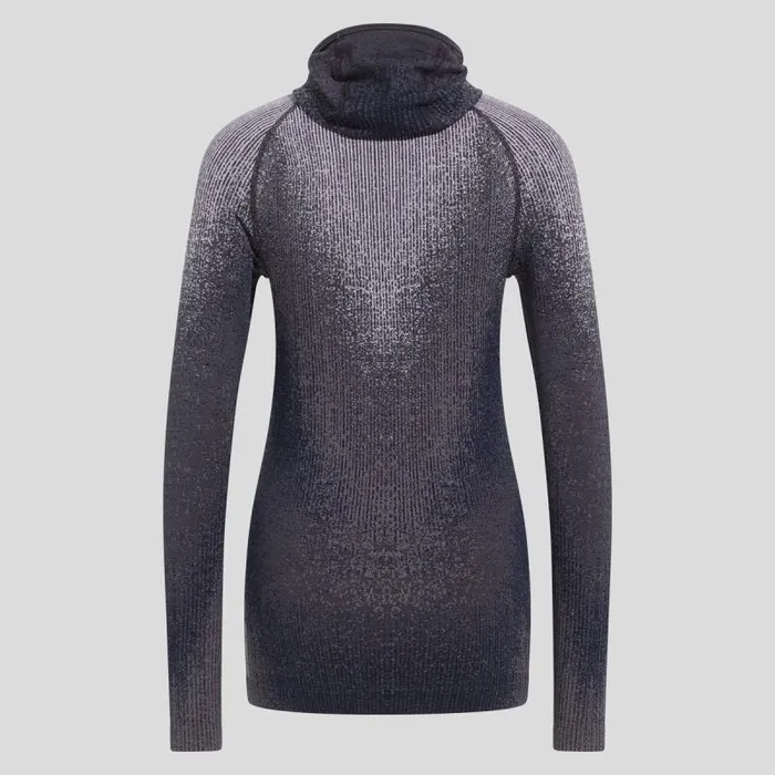 Odlo Base Layers The Pow Blackcomb Base Layer With Facemask Gray Ridge 8211 Women