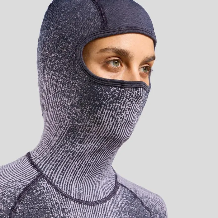 Odlo Base Layers The Pow Blackcomb Base Layer With Facemask Gray Ridge 8211 Women