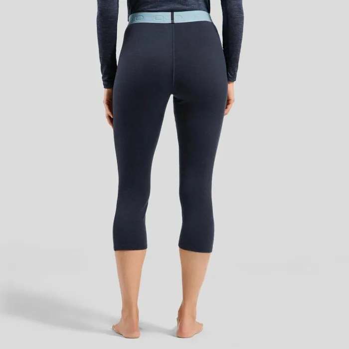 Odlo Base Layers The Revelstoke Performance Wool Warm 34 Bottoms Provincial Blue 8211 Dark Sapphire Melange 8211 Women