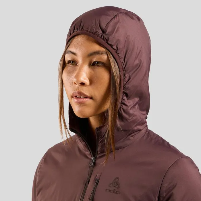Odlo Jackets and Vests The Ascent Wool Insulated Hybrid Jacket Fudge 8211 Women