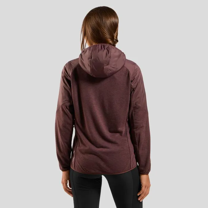 Odlo Jackets and Vests The Ascent Wool Insulated Hybrid Jacket Fudge 8211 Women