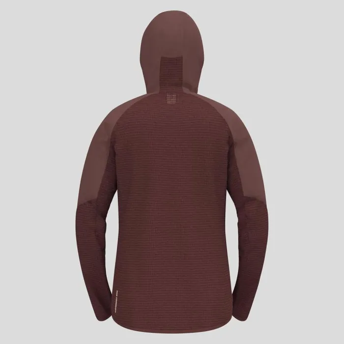 Odlo Jackets and Vests The Ascent Wool Insulated Hybrid Jacket Fudge 8211 Women