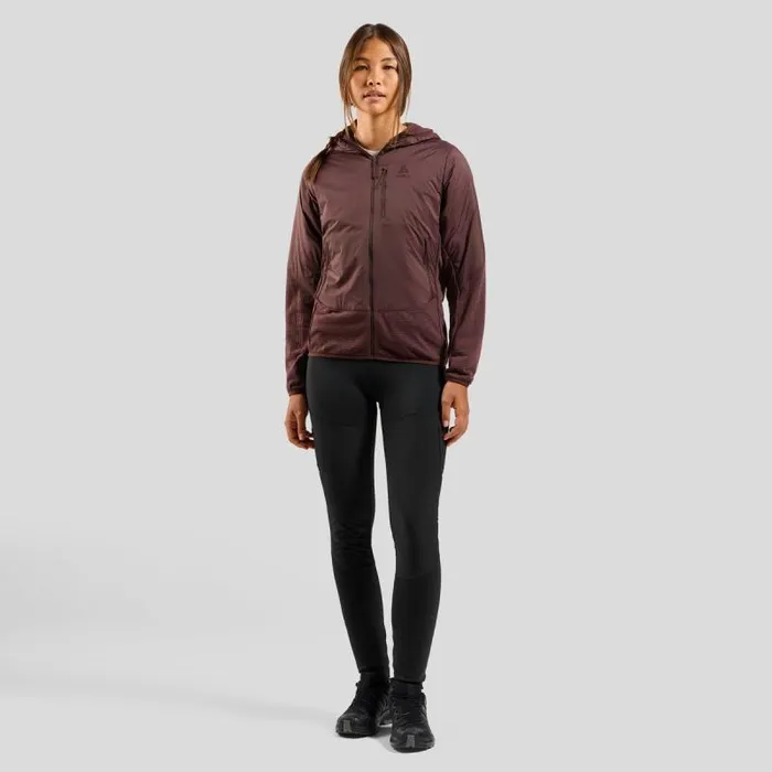 Odlo Jackets and Vests The Ascent Wool Insulated Hybrid Jacket Fudge 8211 Women