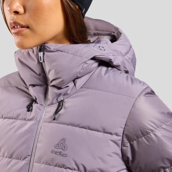 Odlo Jackets and Vests The Severin NThermic Recycled Down Hooded Jacket Gray Ridge 8211 Women