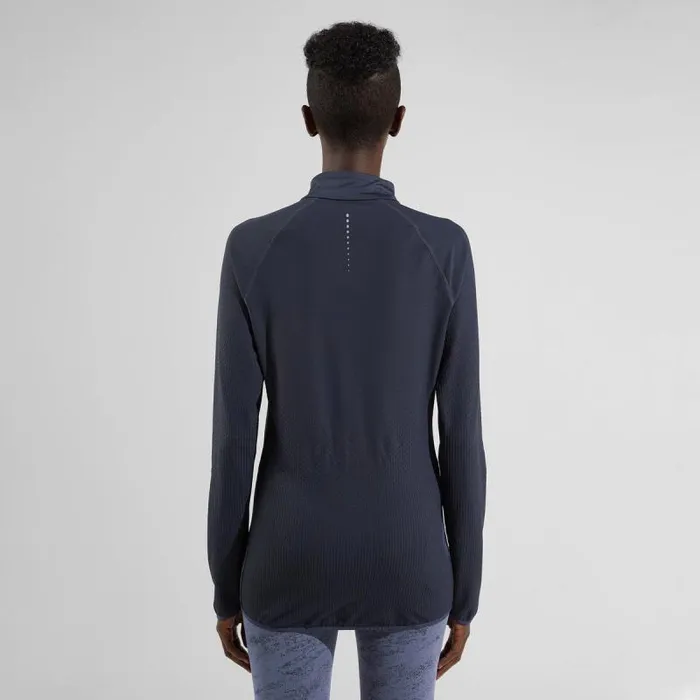 Odlo Mid Layers and Longsleeves The Zeroweight Mid Layer Running HalfZip India Ink 8211 Women