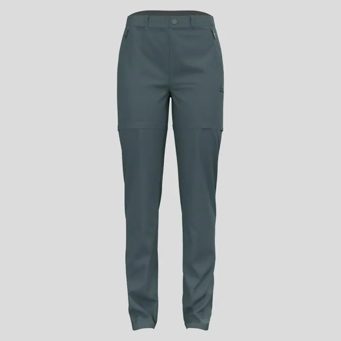 Odlo Pants and Tights The Ascent Light ZipOff Hiking Pants Sedona Sage 8211 Women