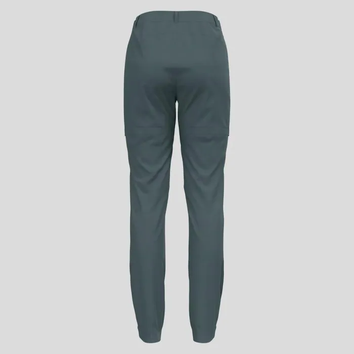 Odlo Pants and Tights The Ascent Light ZipOff Hiking Pants Sedona Sage 8211 Women