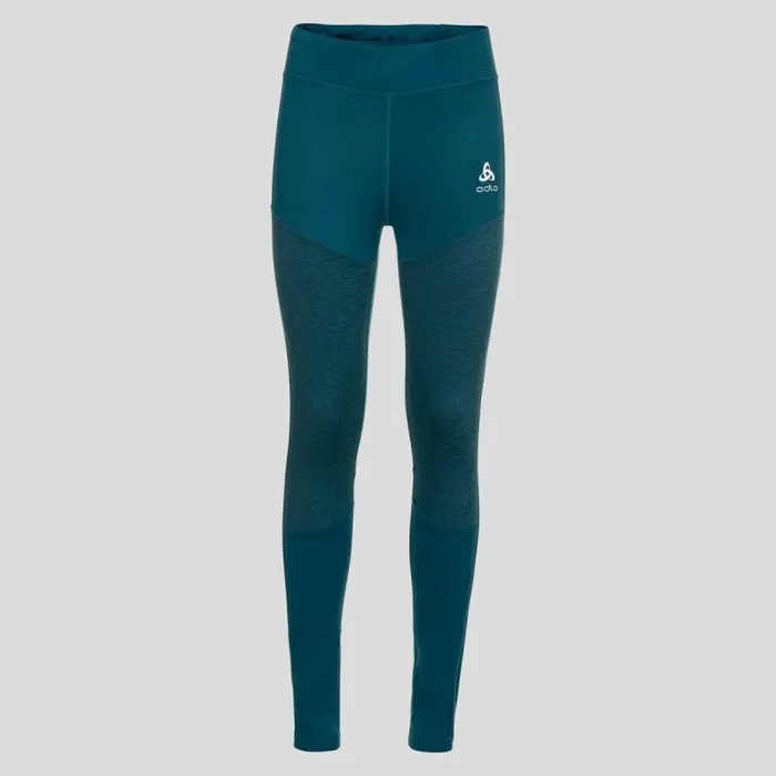 Odlo Pants and Tights The Run Easy Yakwarm Tights Submerged 8211 Women
