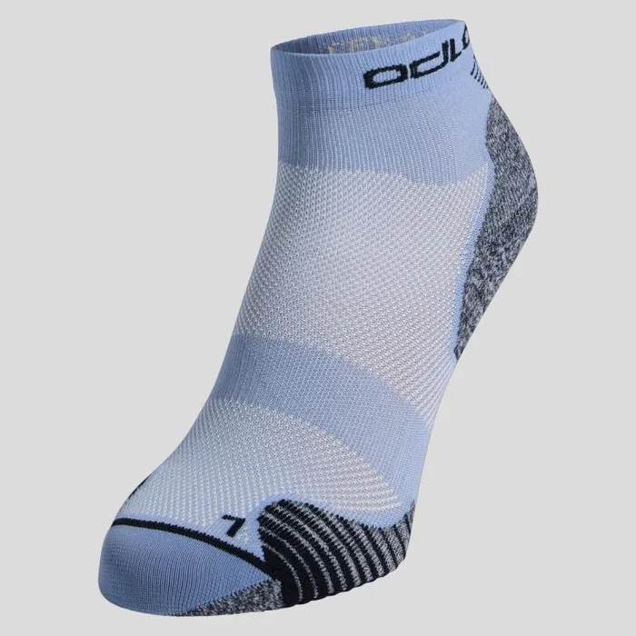 Odlo Socks The Ceramicool Running Quarter Socks Blue Heron 8211 WomenMen