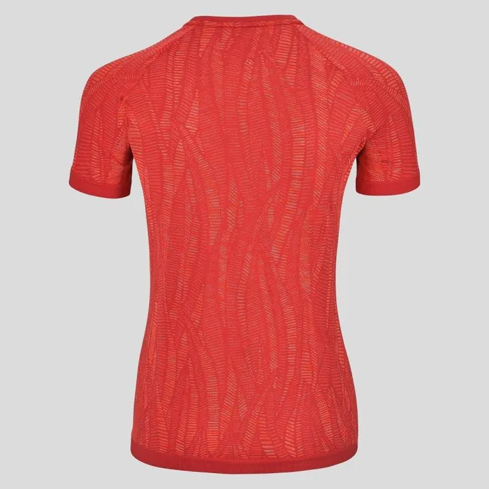 Odlo Tshirts and Polos The Zeroweight Ceramicool Running TShirt American Beauty Space Dye 8211 Women