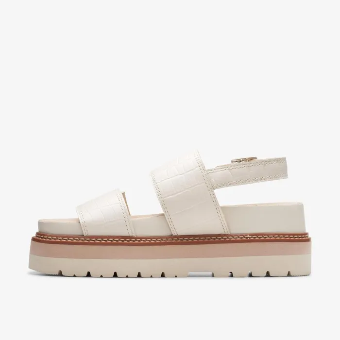 ORIANNA GLIDE Cream Interest Women Clarks Sandals and Flip Flops