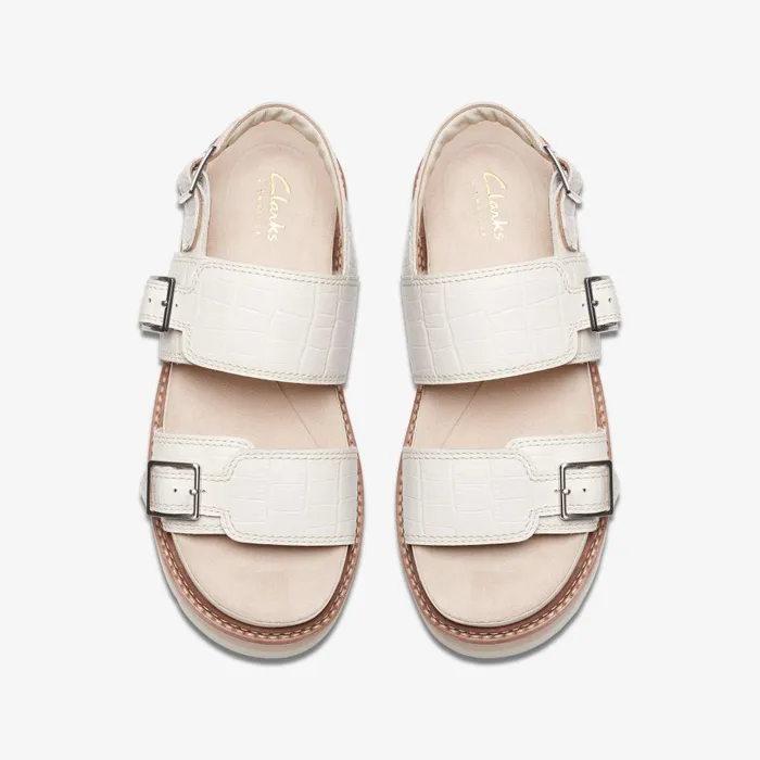 ORIANNA GLIDE Cream Interest Women Clarks Sandals and Flip Flops