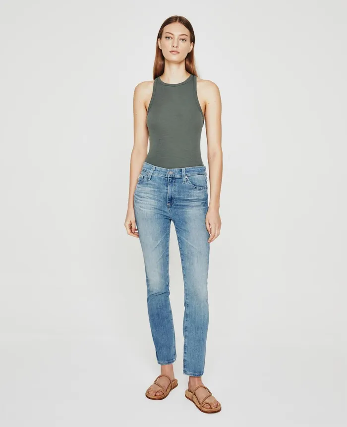 Orso Tank Armory Green Women AG Jeans Tees and Tanks Orso Tank Armory Green Women AG Jeans Tees and Tanks