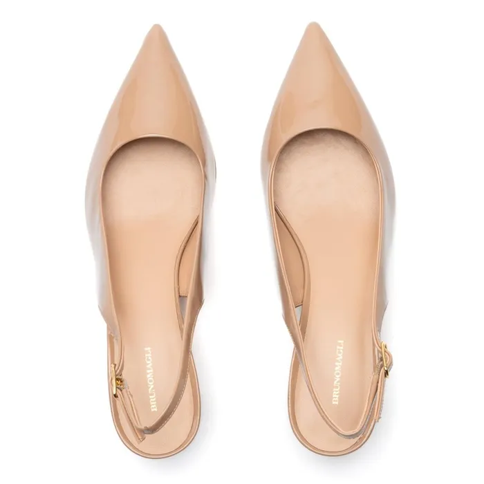 Palerma Slingback Pump Biscuit Patent Women Bruno Magli Pumps