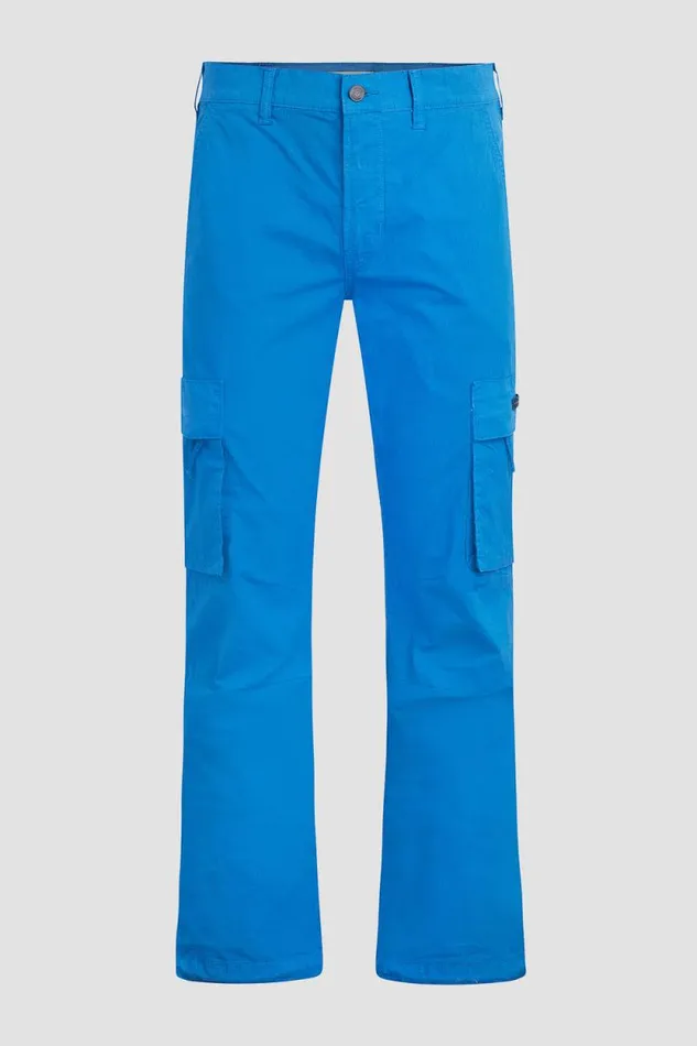 Pants Men Hudson Jeans Walker Cargo Kick Flare Ripstop Blue Pants Men Hudson Jeans Walker Cargo Kick Flare Ripstop Blue