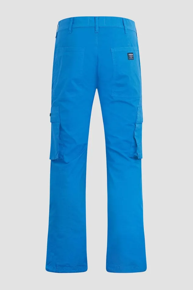 Pants Men Hudson Jeans Walker Cargo Kick Flare Ripstop Blue Pants Men Hudson Jeans Walker Cargo Kick Flare Ripstop Blue