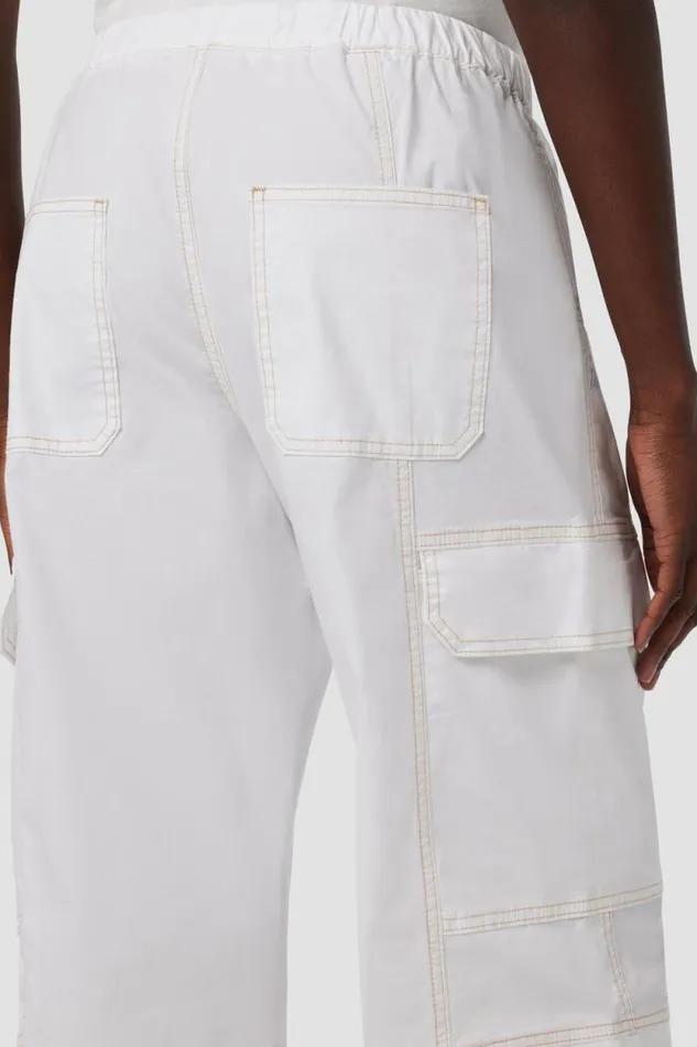 Pants Women Hudson Jeans Parachute Wide Leg Cargo White Pants Women Hudson Jeans Parachute Wide Leg Cargo White
