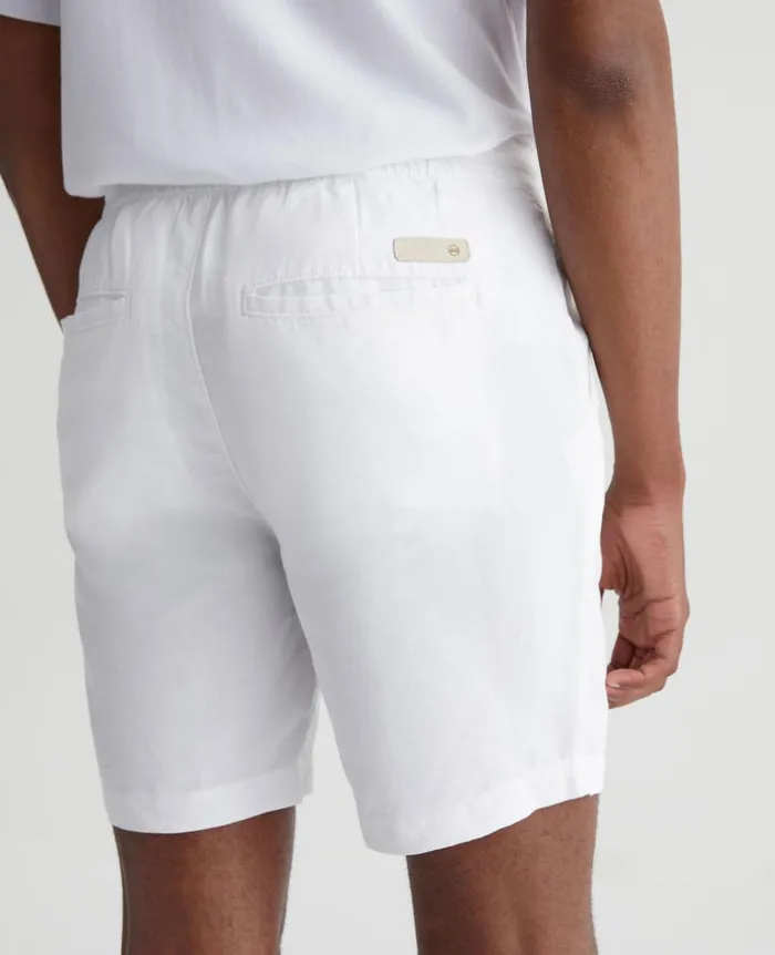 Paxton DrawCord White Men AG Jeans Shorts Paxton DrawCord White Men AG Jeans Shorts