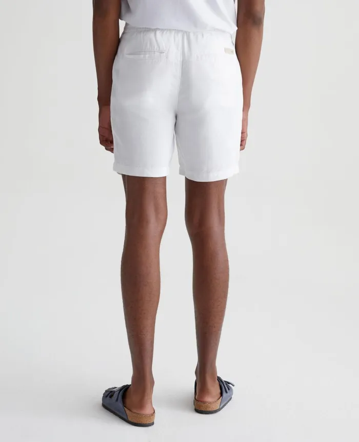 Paxton DrawCord White Men AG Jeans Shorts Paxton DrawCord White Men AG Jeans Shorts