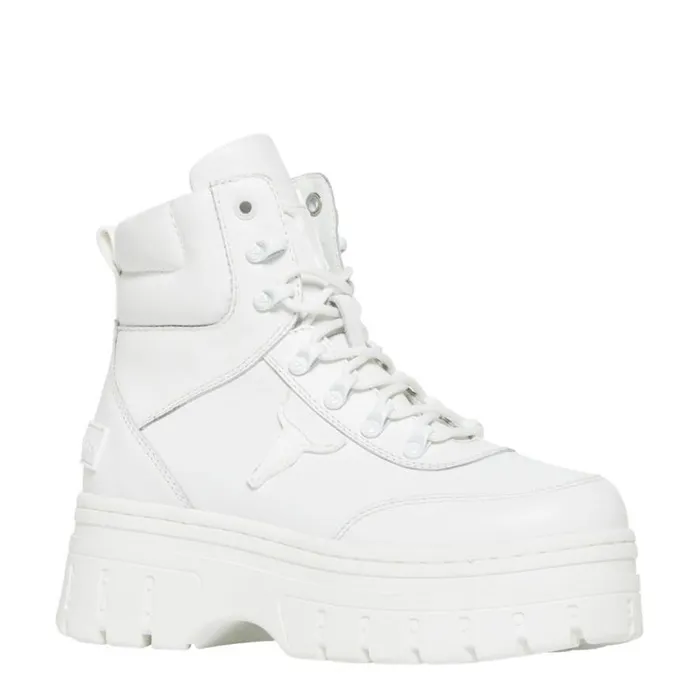 Platforms Women Windsor Smith LAKEN WHITE PLATFORM BOOTS Platforms Women Windsor Smith LAKEN WHITE PLATFORM BOOTS