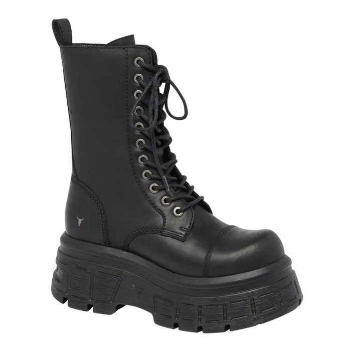 Platforms Women Windsor Smith SCREAMING BLACK PLATFORM BOOTS Platforms Women Windsor Smith SCREAMING BLACK PLATFORM BOOTS