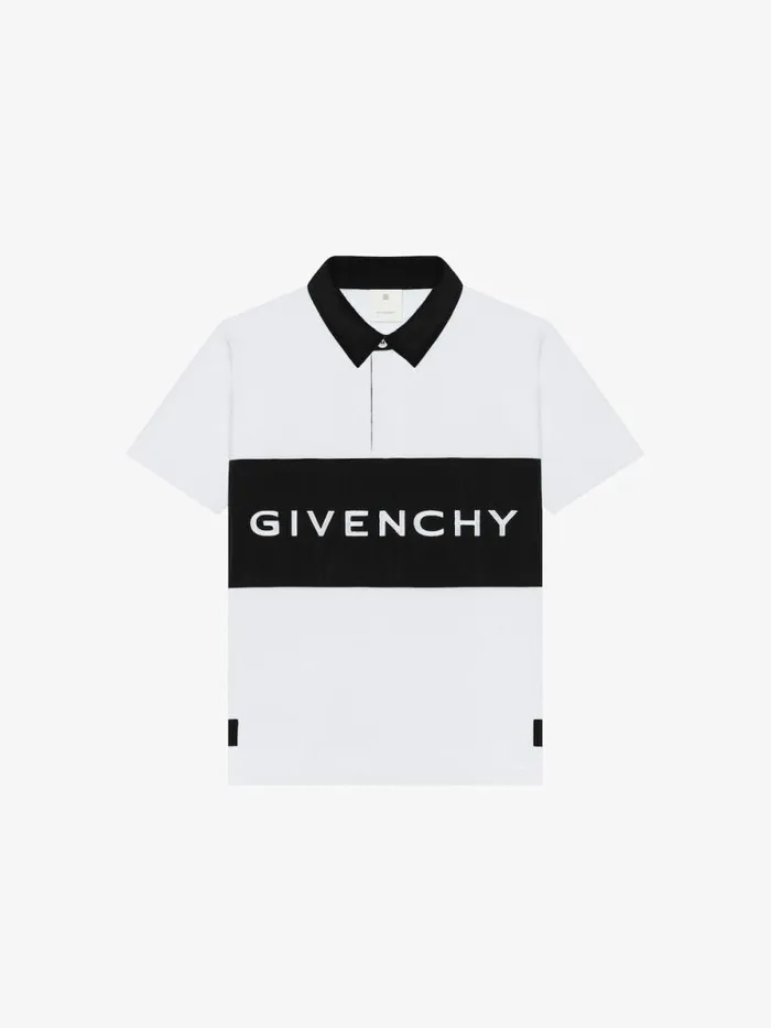 Polo In Cotton White Kids Givenchy