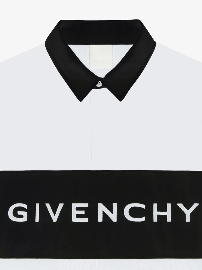 Polo In Cotton White Kids Givenchy
