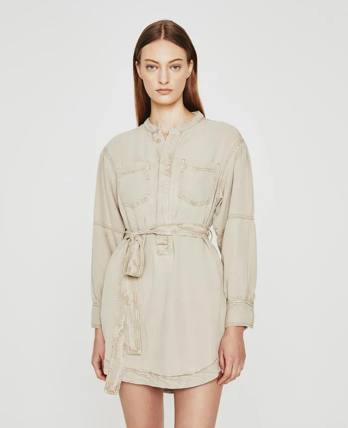 Poppy Dress Sulfur Dry Dust Women AG Jeans Dresses and More Poppy Dress Sulfur Dry Dust Women AG Jeans Dresses and More