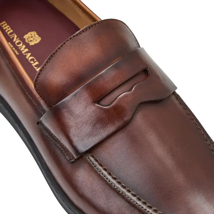 Prato Slip On Cognac Men Bruno Magli Loafers and Slipons