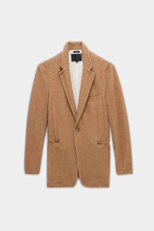 R13 Blazers Women Oversized Ragged Blazer 8211 Camel