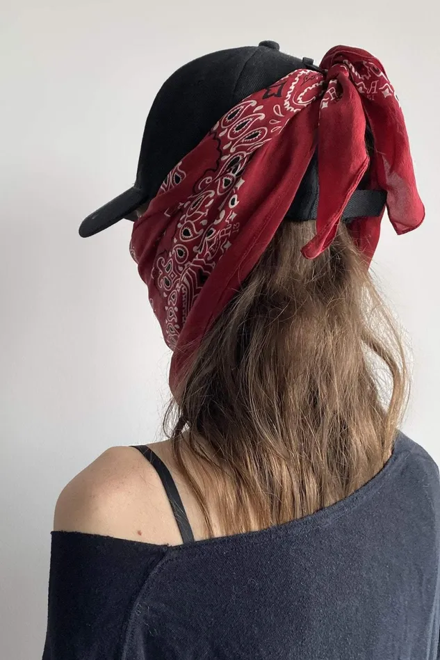 R13 Hats Women R13 Logo Cap With Silk Bandana 8211 Redfinal Sale No Returns Or Exchanges R13 Hats Women R13 Logo Cap With Silk Bandana 8211 Redfinal Sale No Returns Or Exchanges