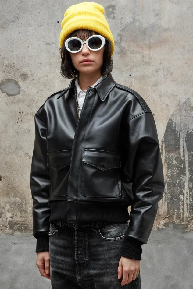 R13 Jackets and Coats Women Dolman Sleeve Bomber