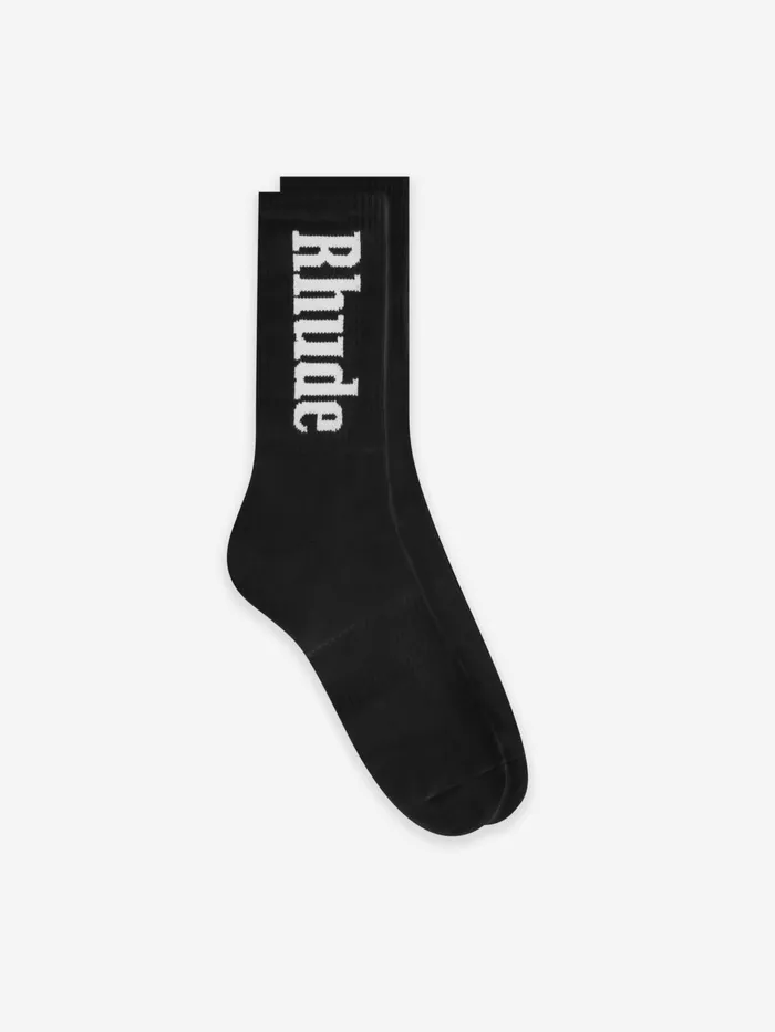 RH VERTICAL LOGO SOCKS Unisex Rhude Socks