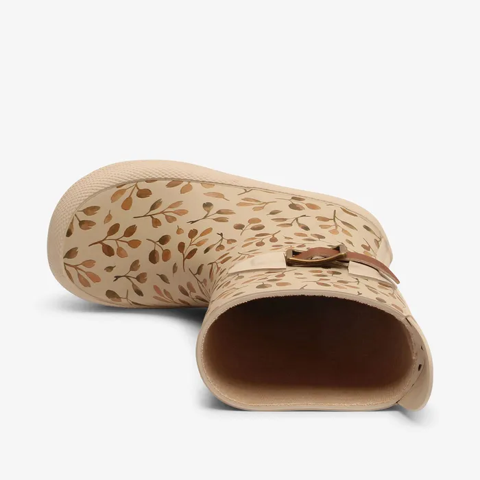 Rubber boots BABY bisgaardshoes scandinavia sage herbs Brown