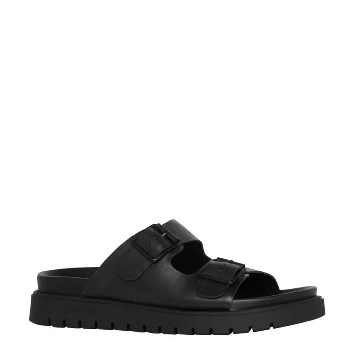 Sandals Men Windsor Smith REIGN BLACK LEATHER SANDALS Sandals Men Windsor Smith REIGN BLACK LEATHER SANDALS