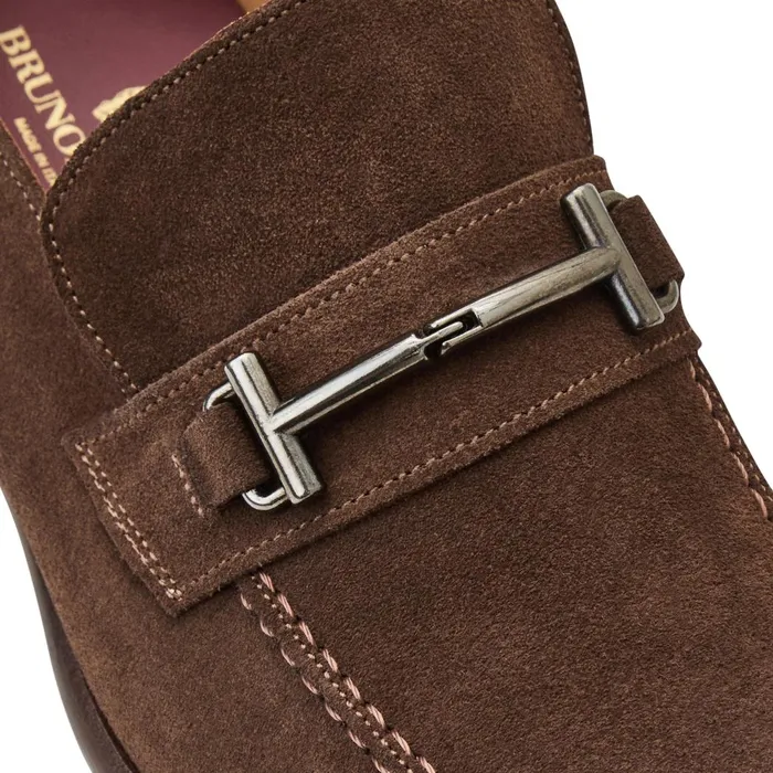 Sante Double Gore Classic Bit LoaferBrown Suede Men Bruno Magli Loafers and Slipons Sante Double Gore Classic Bit LoaferBrown Suede Men Bruno Magli Loafers and Slipons