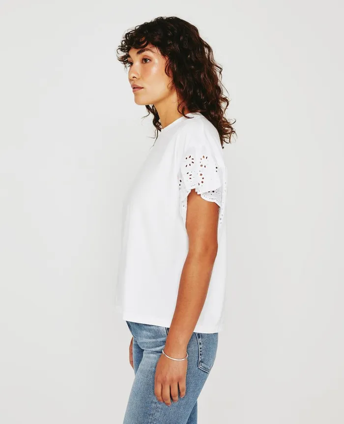 Sena Top Exwhite Women AG Jeans Tops and Shirts Sena Top Exwhite Women AG Jeans Tops and Shirts