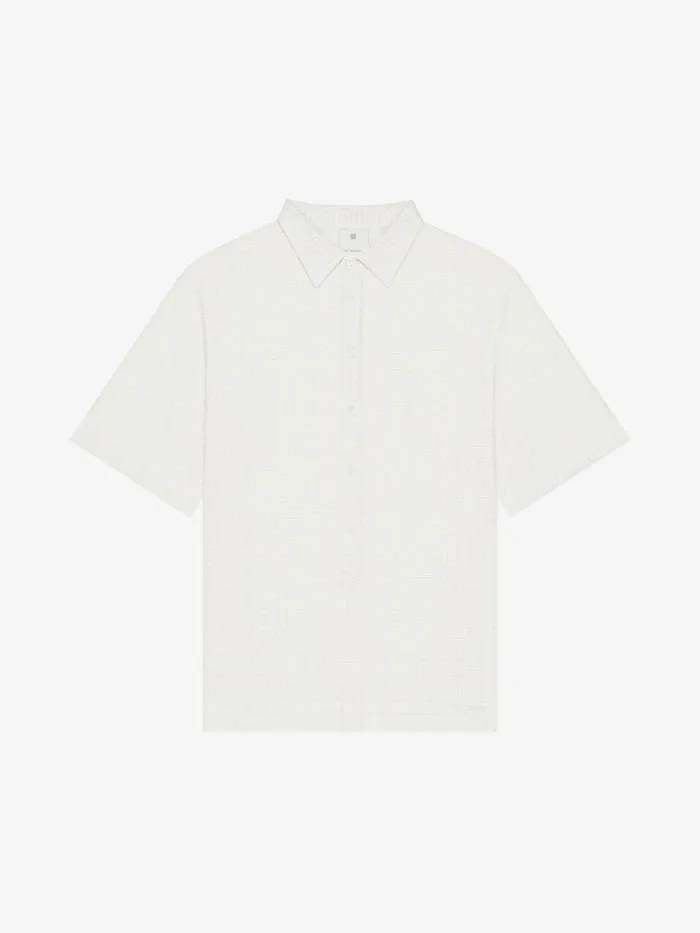 Shirt In 4g Lace Natural Men Givenchy Shirts