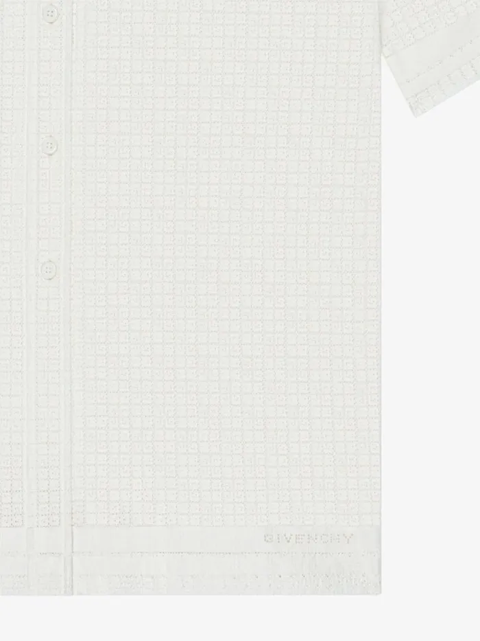 Shirt In 4g Lace Natural Men Givenchy Shirts