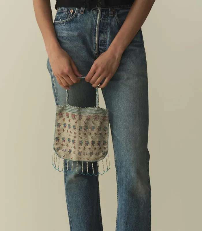 Shop CHIARA PURSE Multi Floral Beading DEN Bags
