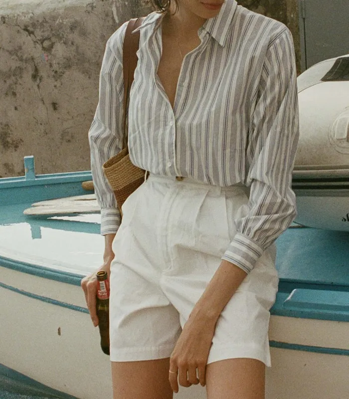 Shop DANETTE SHORT Salt DEN Pants and Shorts