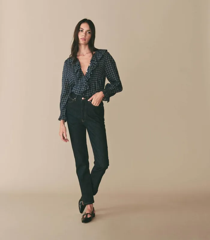 Shop DIANA JEAN Rinse Wash DEN Denim