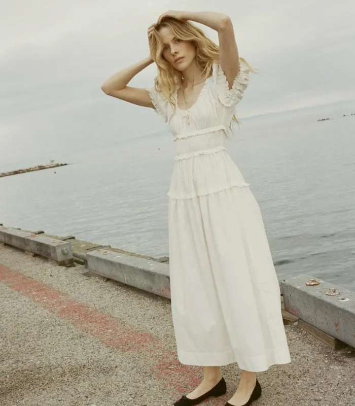Shop LEANNE DRESS Salt DEN Dresses