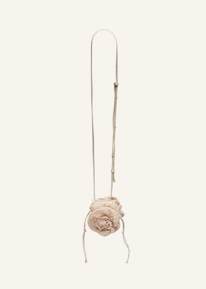 Shop Magda Butrym Handbags Small Pearl Magda Bag In Cream Crochet Shop Magda Butrym Handbags Small Pearl Magda Bag In Cream Crochet