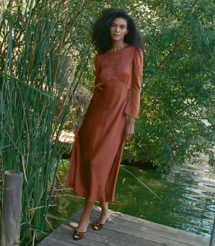 Shop MELINDA DRESS Earthen DEN Dresses