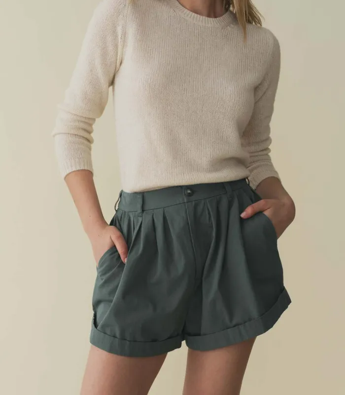 Shop PAIGE SHORT Lagoon DEN Pants and Shorts