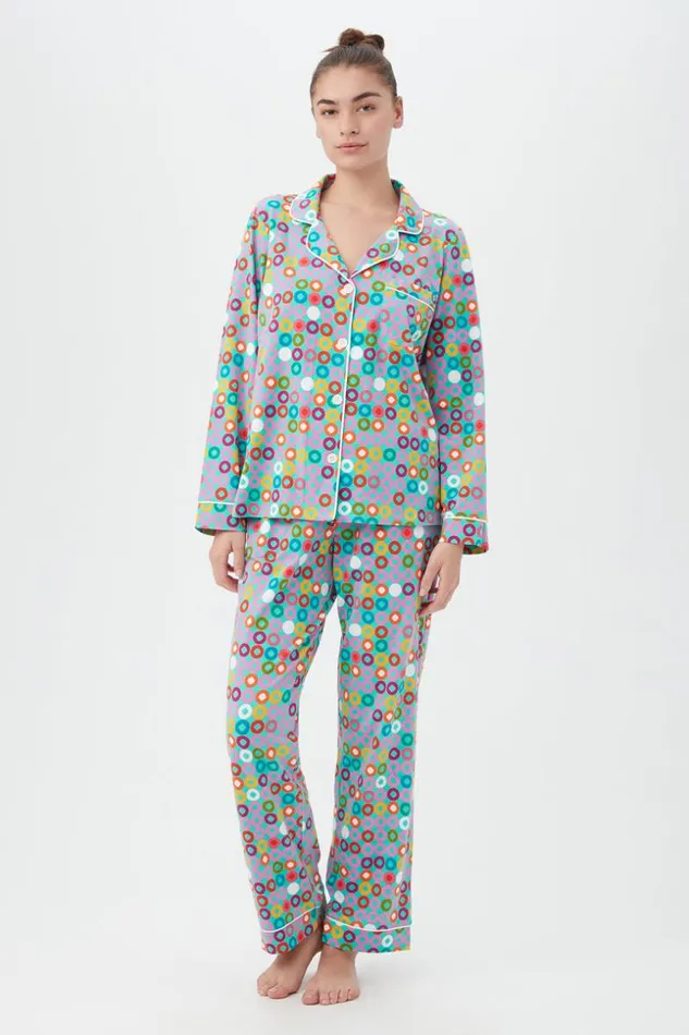 SHOP Trina Turk WOMEN039S SLEEPWEAR STACKED RINGS CLASSIC PJ SET