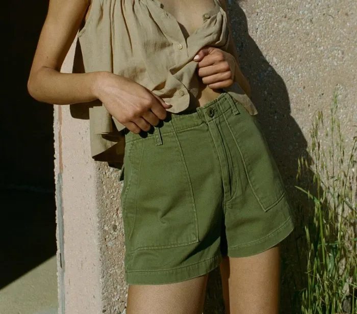 Shop WESLIE SHORT Pine DEN Pants and Shorts