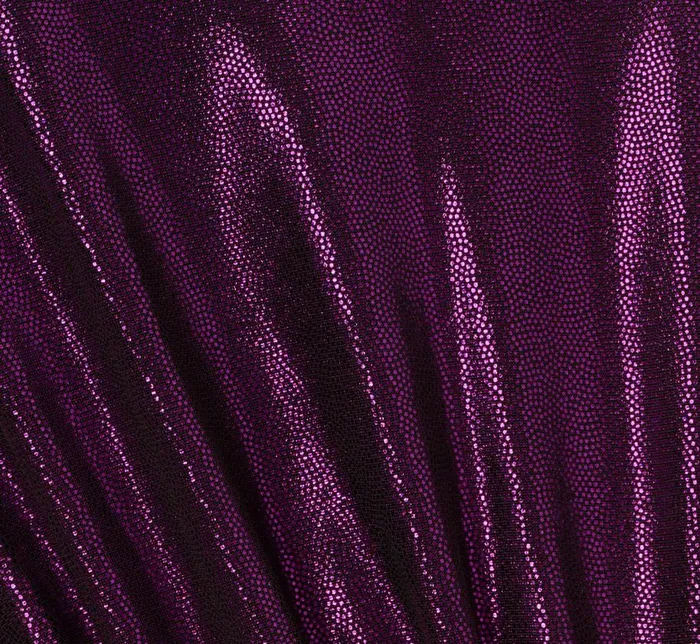 Short Dresses Womens Adrianna Papell Plus Size Metallic Knit Long Sleeve Asymmetrical Dress With Ruched Details In Wild Orchid